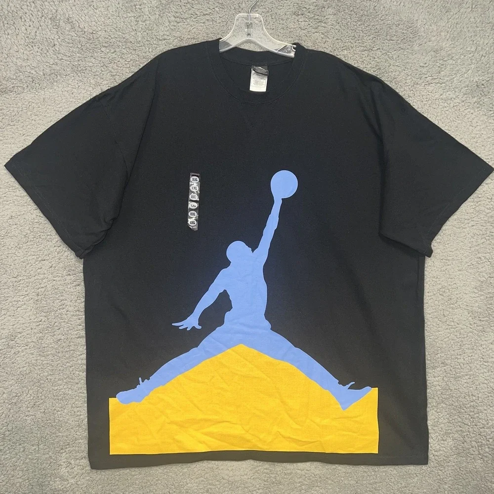 NOS Air Jordan Carmelo Anthony‎ T Shirt 2XL XXL Black Denver Nuggets Tee NWT VTG